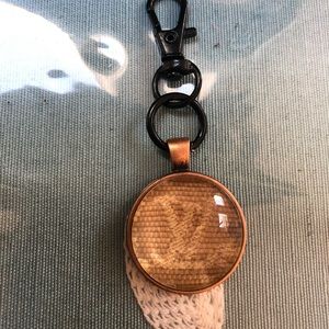 Handmade LV bag charm